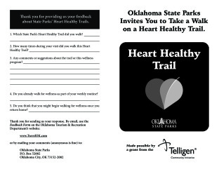 Lake Texoma State Park - Heart Healthy Trails Booklet